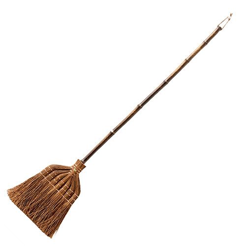 深海産業 BroomCraft 国産 シダ箒(ほうき) 長柄 7玉 完全受注生産(通常納期2週間程度(SD-004) 取り寄せ商品