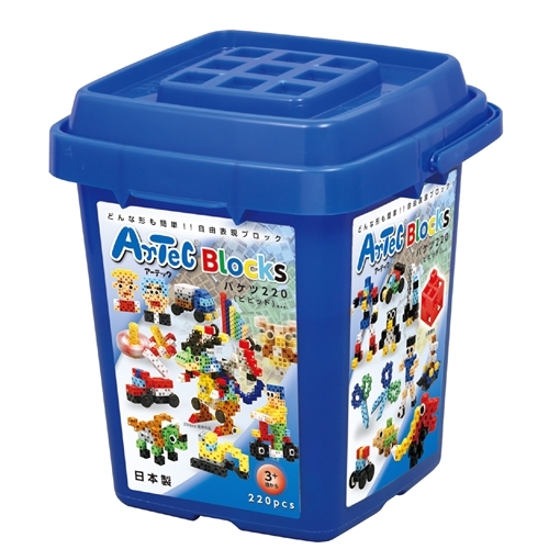 ARTEC 【5個セット】  ブロック バケツ220【ビビット】(ATC76536X5) 取り寄せ商品