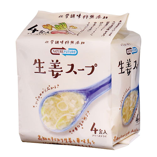コスモス食品 【98食分(4食分×24袋)】  NATURE FUTURe生姜スープ(CSF25047X24) 取り寄せ商品