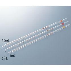 アズワン 先端メスピペット 1mL 校正証明書付 (1本)(4589638259029) 取り寄せ商品