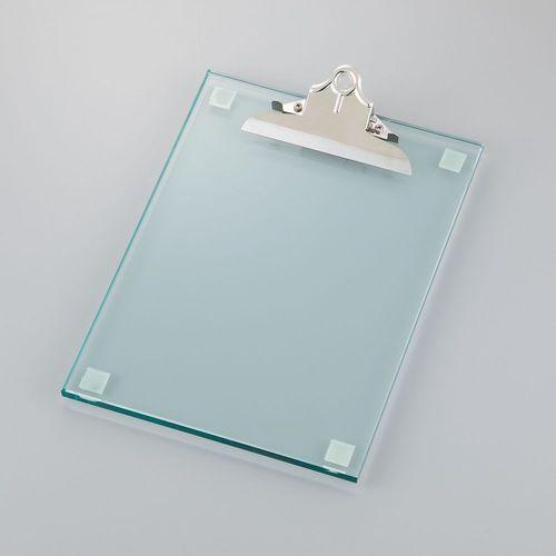 クランプ付きガラステーブル 254×355mm (1個)(4-3491-01) 取り寄せ商品