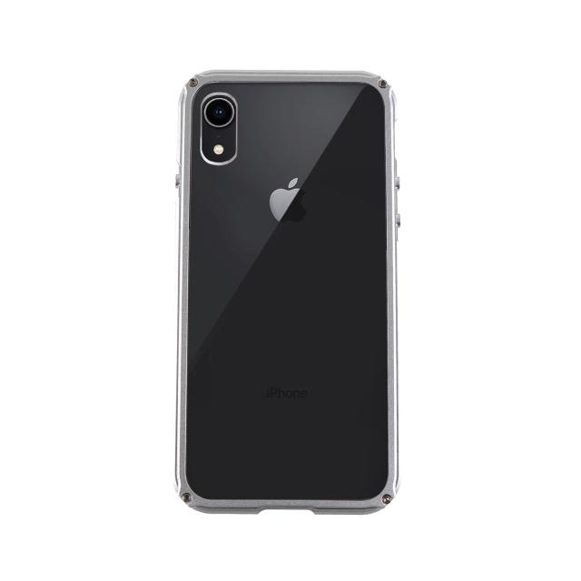 ＧＡＺＥ iPhone XR Aluminum Bumper Razor Fit シルバー(GZ13480i61) 仕入先在庫品