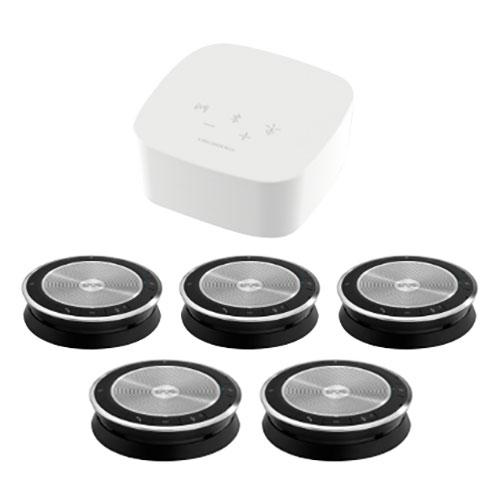ＪＡＤＥ TH-EX 305 会議用マイクスピーカーフォン 無線 TALKHUB II+EXPAND30×5台 25名以上の大会議室に(J-TH-EX-305) 取り寄せ商品 231,908円
