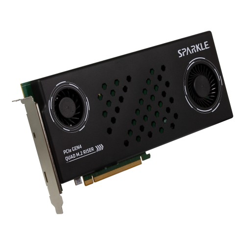 ＳＰＡＲＫＬＥ　ＣＯＭＰＵＴＥＲ PCIe GEN4 QUAD M.2 RISER(EP-G4M2X4) 取り寄せ商品