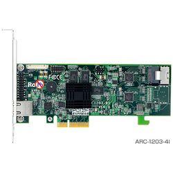 ＡＲＥＣＡ SerialATA III RAIDカード4ポート版 PCI-Express x 4 FOケーブル付(ARC-1203-4I) 取り寄せ商品