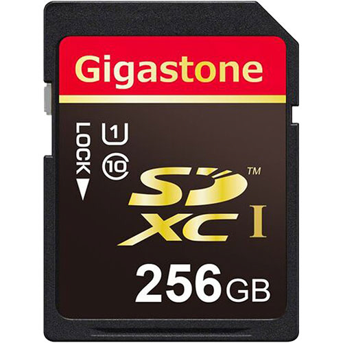 Gigastone SDカード 256GB SDXC規格 Class10 スペック FullHD写真対応(GJSX/256U) 取り寄せ商品