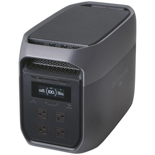 エコフロー ポータブル電源 DELTA 3 MAX 2048Wh 1台(EFD3M-G-JP) 取り寄せ商品