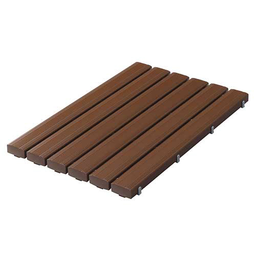 テラモト 抗菌安全スノコ 600×900mm 茶 1台(MR-093-341-4) 取り寄せ商品