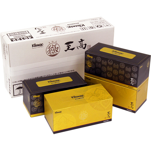 日本製紙クレシア クリネックス ティシュー 至高 極(きわみ) 4枚重ね 140組/箱 1パック(4箱)(40122) 取り寄せ商品