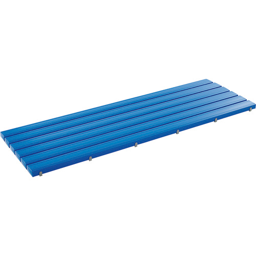 テラモト 抗菌安全スノコ(お客様組立品) 600×1800mm 青 1枚(MR-093-245-3) 取り寄せ商品