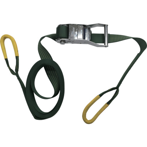ユタカメイク ベルト荷締機コブラ 50mm×5m×1m シボリ縫製 1台(V50-RD) 取り寄せ商品