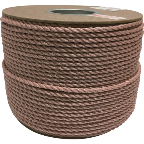 ユタカメイク PPロープ ドラム巻 6mm×200m 1巻(PRP-10) 取り寄せ商品