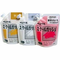 ぺんてる スクールガッシュ 400ml １２色セット パウチ容器(WXG-12) 取り寄せ商品