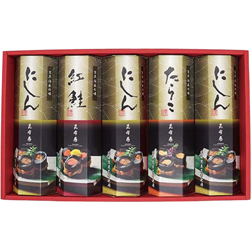 かね七 かね七 匠の伝承 昆布巻詰合せ【にしん昆布巻×3、紅鮭昆布巻・たらこ昆布巻×各1】(V6075580) 取り寄せ商品