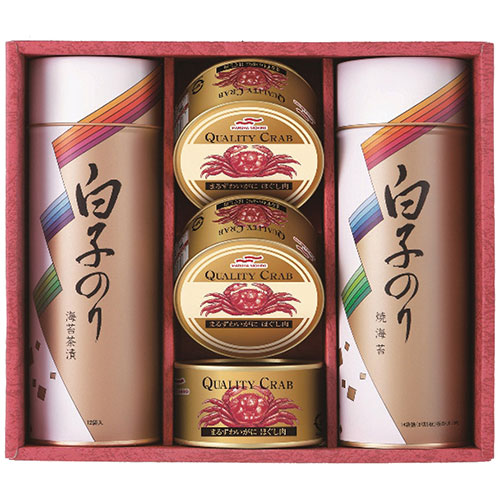 白子のり 白子のり のり・かに缶詰合せ(4244-064) 取り寄せ商品