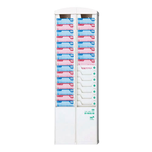 MAX マックス タイムカードラック 抗菌タイプ ホワイト ER-RW30/AB(ER90704) 取り寄せ商品