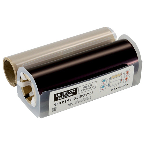 マックス ビーポップ 100タイプ ULシート用詰替えインクリボン 60m 黒 1個(SL-TR191 ULﾖｳｸﾛ) 取り寄せ商品