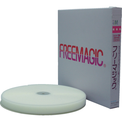 ユタカメイク フリーマジック切売り箱 25mm×25m ホワイト 1個(PG-511F) 目安在庫=○