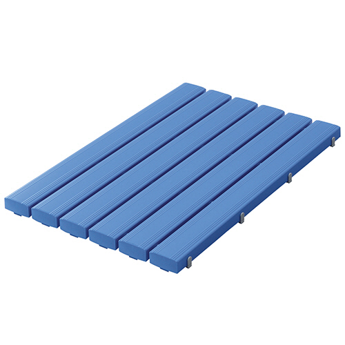 テラモト 抗菌安全スノコ 900×600mm 青 1台(MR-910-041-3) 取り寄せ商品