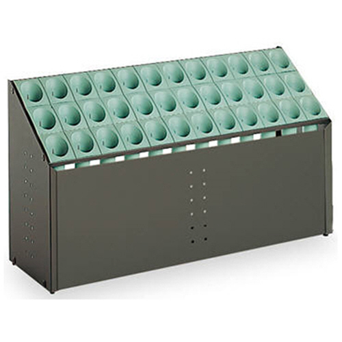 テラモト 傘立て オブリークアーバン C36 36本用 グリーン 1台(UB-285-236-1) 目安在庫=○