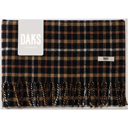 DAKS DAKS ウールひざ掛け ブラック(B1149520) 取り寄せ商品