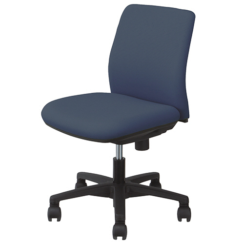 オカムラ ノームオフィスチェア 肘なし ネイビー 1脚(8CB5KC-FKW3) 目安在庫=○