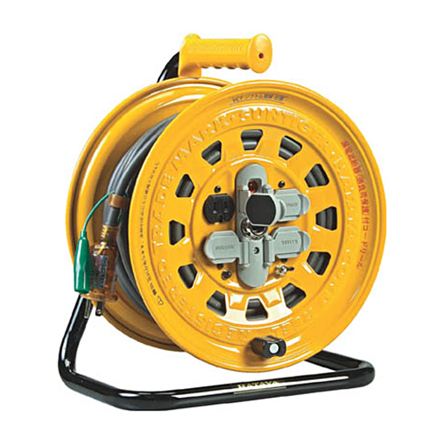 ハタヤリミテッド ブレーカーリール(100/200V兼用) 30m 1台(BG-301K-X) 取り寄せ商品