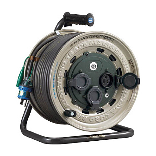 ハタヤリミテッド 屋外用サンタイガーレインボーリール 単相100Vアース付 50m 1台(GX-501K) 取り寄せ商品 31,802円