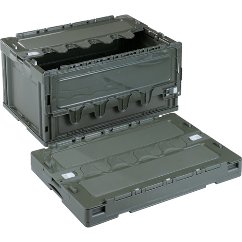 岐阜プラスチック工業 折りたたみコンテナー CF-S76NR OD色 1台(CF-S76NR-OD) 取り寄せ商品 10,346円