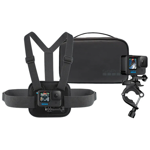 ＧｏＰｒｏ スポーツキット(チェスティー + ハンドルバー/シートポスト/ポールマウント + カメラケース) 1個(AKTAC-001) 取り寄せ商品