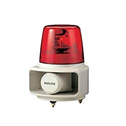 パトライト ホーンスピーカー一体型電子音回転灯 RT-100A-R 取り寄せ商品
