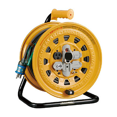 ハタヤリミテッド 温度センサー付コードリール 単相100V30m 1台(BG301KXS) 取り寄せ商品