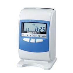 ニッポー ニッポー 電子タイムレコーダー タイムボーイ8プラス スノーホワイト&amp;ブル(ﾀｲﾑﾎﾞ-ｲ8ﾌﾟﾗｽA) 取り寄せ商品