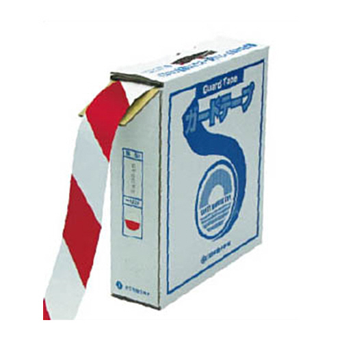 日本緑十字社 緑十字 GT-501WR 50mm幅×100m 白･赤色 オレフィン樹脂 1巻(148063) 目安在庫=○