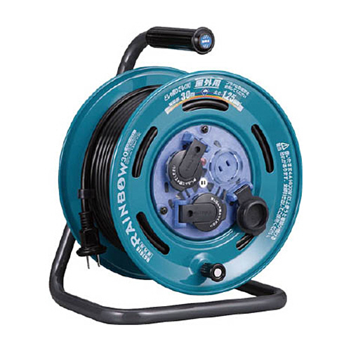 ハタヤリミテッド レインボーリール(単相100V) 防雨型屋外用 30m 1台(GE-30) 取り寄せ商品 19,382円