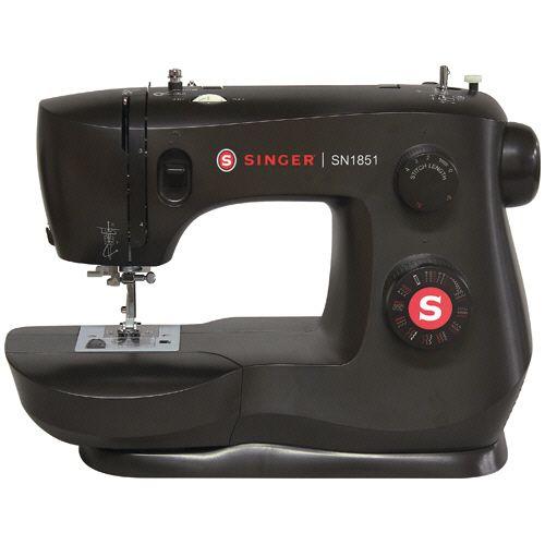 ハッピージャパン シンガー 電動ミシン フットコントローラータイプ ブラック 1台(SN1851) 取り寄せ商品