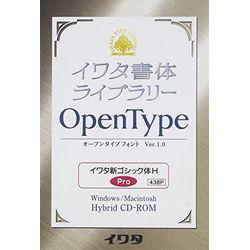 イワタ イワタOTF 新ゴシック体H プロ版(対応OS:WIN&amp;MAC)(438P) 取り寄せ商品