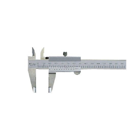 ミツトヨ M型標準ノギス(外側測定面超硬チップ付) 1個(N15W) 取り寄せ商品