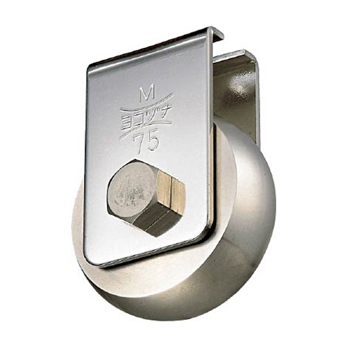 ヨコヅナ ベアリング入 ステンレスキャスター戸車 60山R 1個(CBS0608) 目安在庫=○