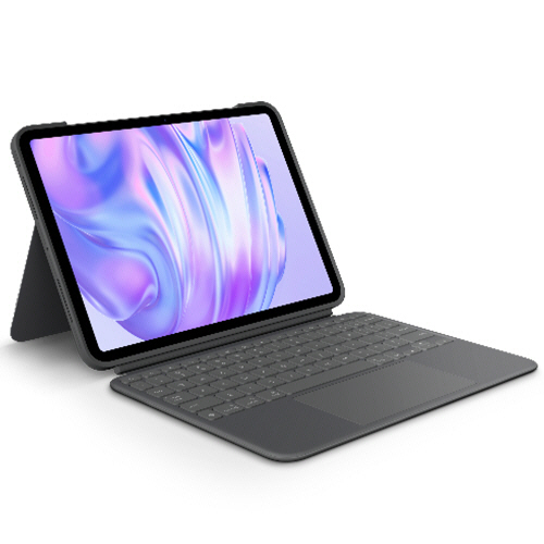 ロジクール トラックパッド搭載キーボード一体型ケース コンボ タッチ iPad Pro 11型用 グラファイト 1台(IK1177GRA) 取り寄せ商品