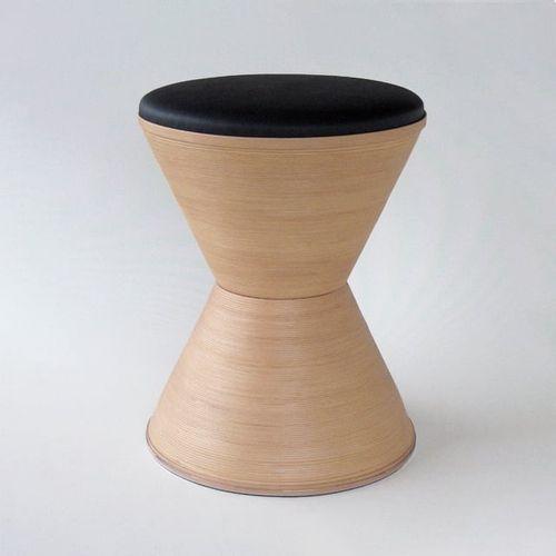 BUNACO Ｓｔｏｏｌ 色(ライトブラウン×黒本革)(IB-S405) 特産品