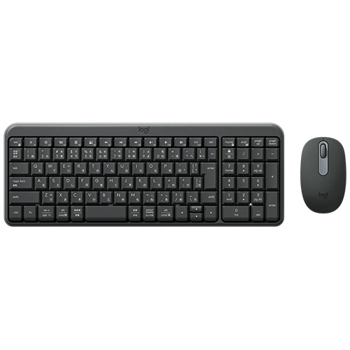 ロジクール ワイヤレスコンボ MK250 グラファイト 1組(MK250GR) 目安在庫=○