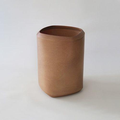 BUNACO ダストボックス　ｔｗｉｓｔ　Ⅲ　Ｍ（□） 色(キャラメルブラウン)   (IB-D9247) 特産品