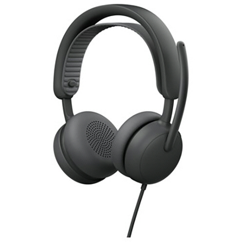 ロジクール 有線ヘッドセット Zone Wired 2 for Business Microsoft Teams版 グラファイト 1個(ZONEWIRED2MS) 取り寄せ商品
