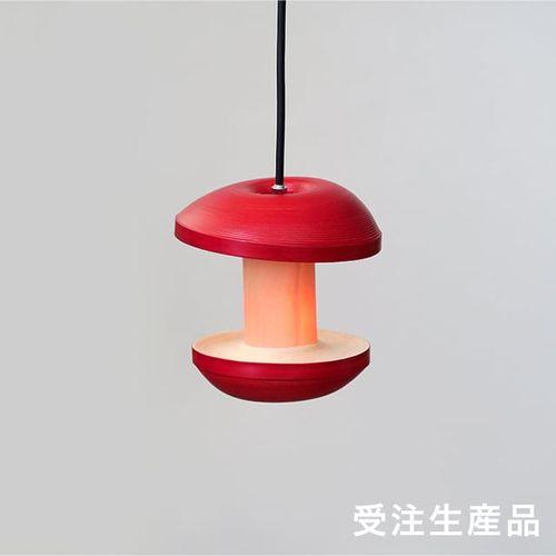 BUNACO ペンダントランプ　 色(レッド) 黒/1100 LED　E17/ 40形相当 (BL-P2041) 特産品