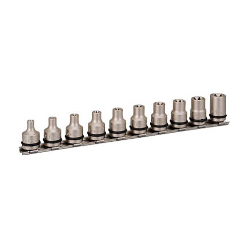 TONE インパクト用トルクスソケットセット(ホルダー付) 10pcs 1セット(HATXE310) 取り寄せ商品