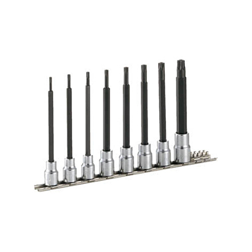 TONE ロングトルクスソケットセット(いじり防止タイプ･ホルダー付) 1セット(HTX308HL) 取り寄せ商品
