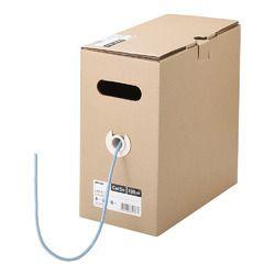 バッファロー BL5E1000LB BL5E1000LB Cat5e LANケーブル 100m 単線 ライトブルー 取り寄せ商品