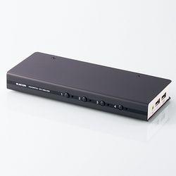 エレコム パソコン切替器 DVI対応 BOX型 4ポート KVM-DVHDU4 取り寄せ商品