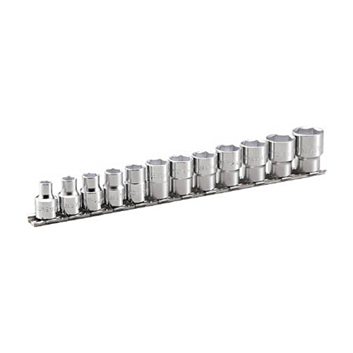 TONE ソケットセット(6角･ホルダー付) 吋目 12pcs 1セット(HSB312) 取り寄せ商品